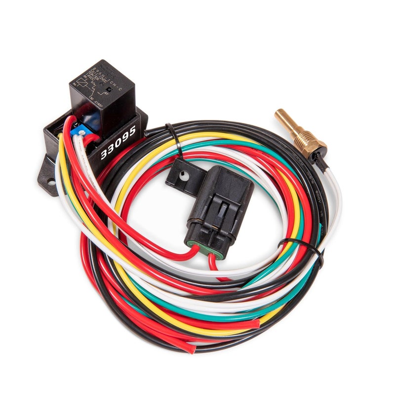 Flex-A-Lite Compact Adjustable Electric Fan Controller and Relay Kit with Thread-in Temperature Probe, Fan Controller (33095), Car Parts, Black - Image 1